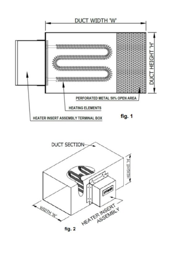 duct heater diagram