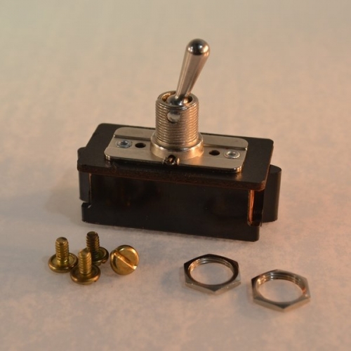 TOGGLE SWITCH DPST 10amp 250V AC/DC STD.LEV.