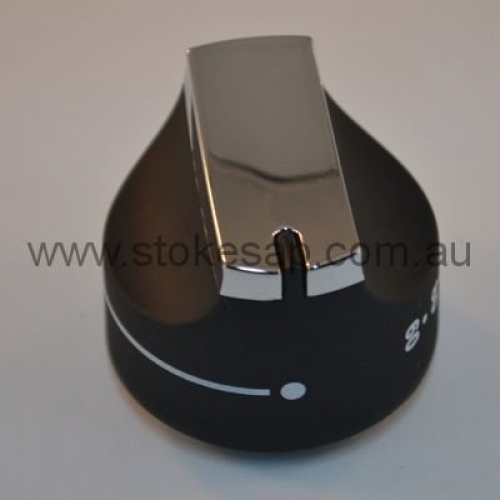 KNOB BLK\CHR