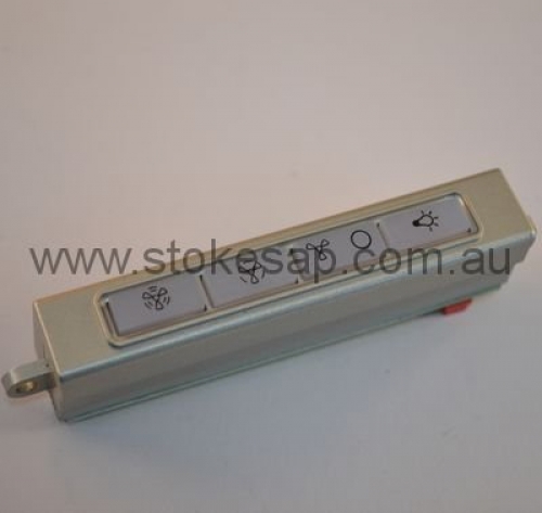 RANGEHOOD ELECTRONIC PUSH BUTTON SLIDER ASSEMBLY