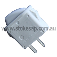 ROCKER SWITCH WHITE ROUNDED (0534001687)