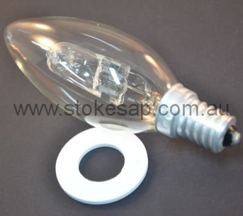 LAMP AND GASKET 28W HALOGEN CANDLE 240V KIT