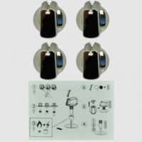 KNOB SS PKT4
