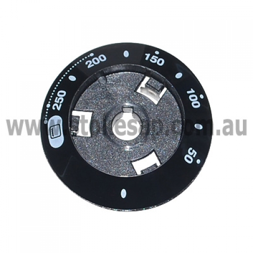BEZEL TEMP KNOB E KEYHOLE SHAFT @