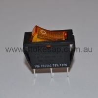 AMBER ILLUMINATED SWITCH SPST