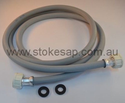 HOSE INLET 2.5M STRAIGHT ENDS-COLD WATER