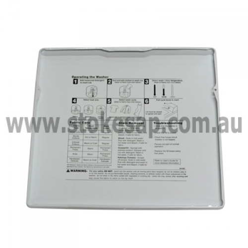 KLEENMAID SPEED QUEEN WASHING MACHINE LID WHITE