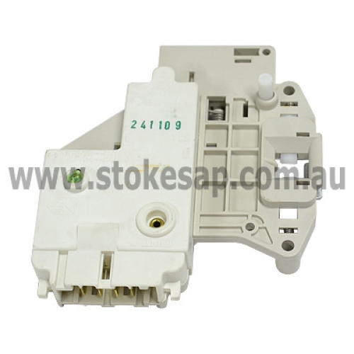 WASHINE MACHINE DOOR LATCH AND SWITCH ASSEMBLY WHITE PIN