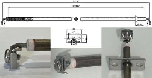 TOASTER ELEMENT 357W 75V