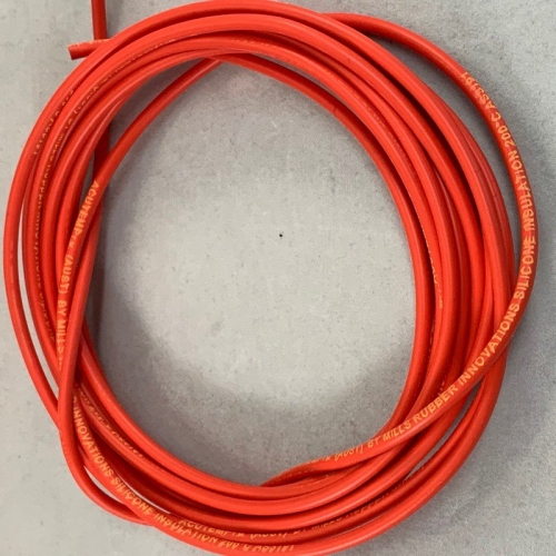 SILICONE RUBBER SINGLE CORE 200C RED 5METER