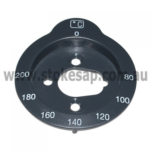 BEZEL FRYER THERMOSTAT BK