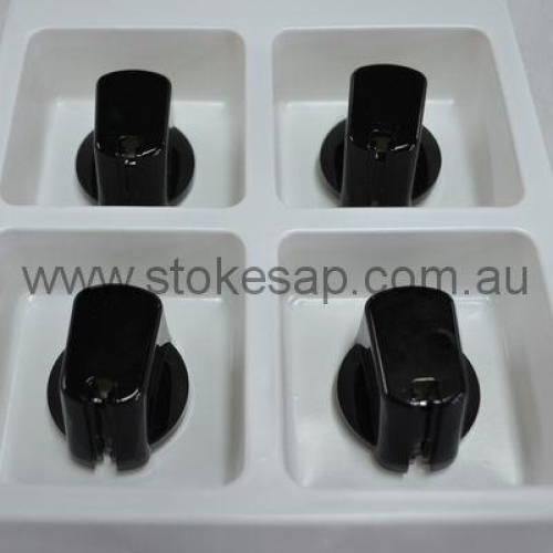 PREMIUM UNIVERSAL KNOB SET(4) BLACK 35MM